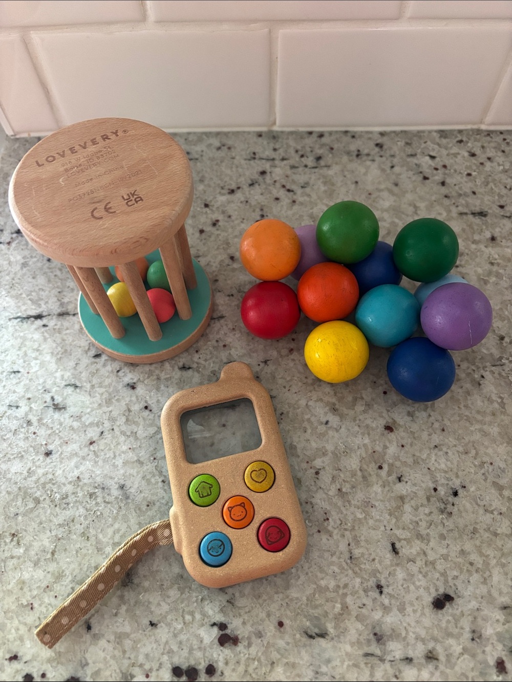 Wooden baby toys bundle